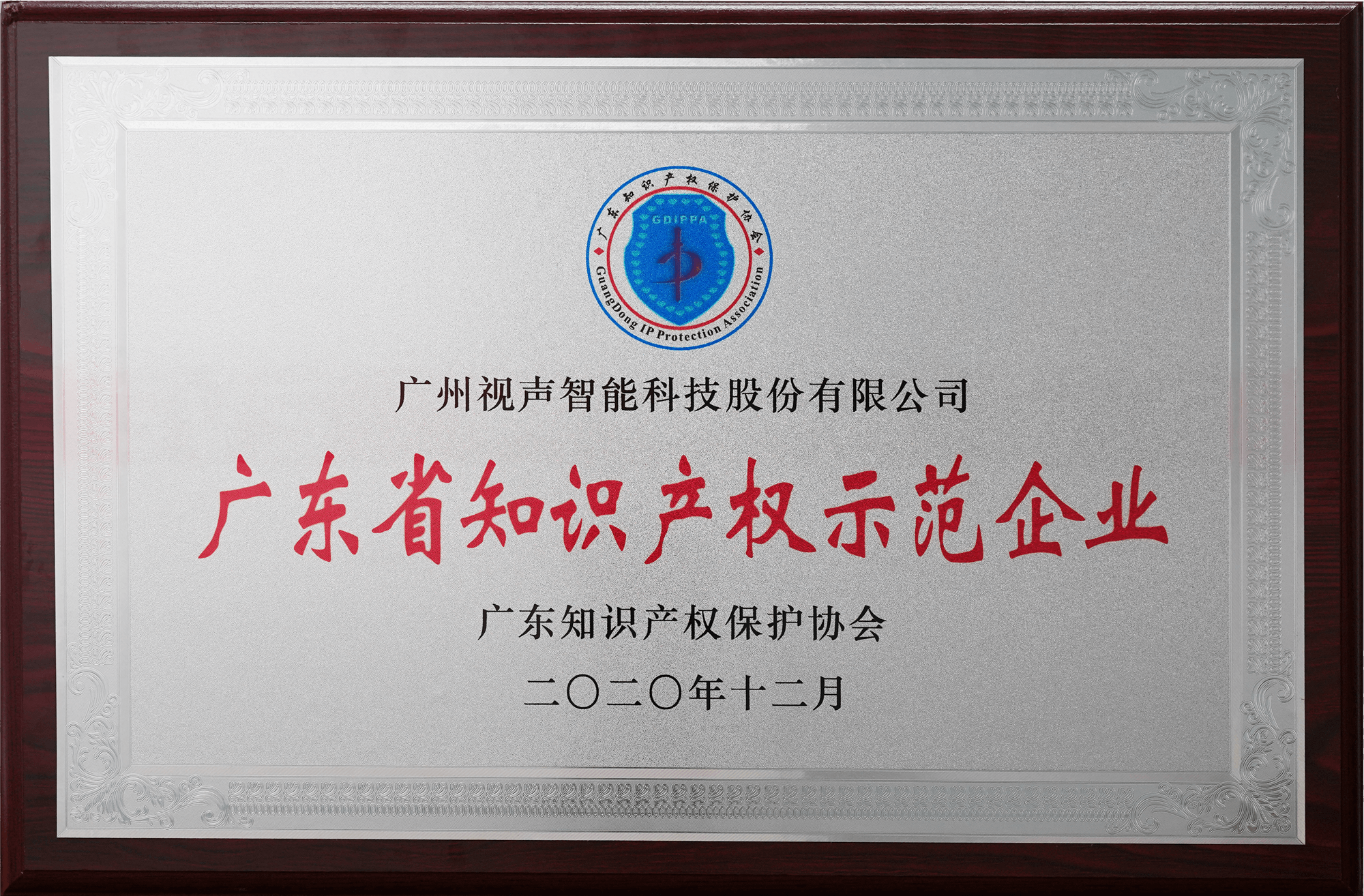 廣東省知識產權示范企業